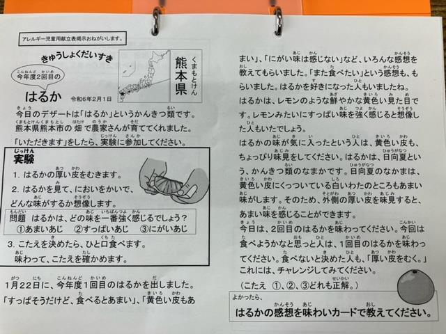 きゅうしょくだいすき