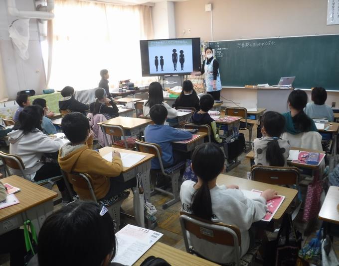 保健学習@4年生