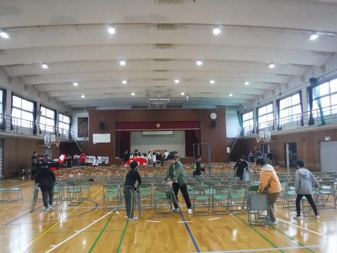 6年生@会場準備