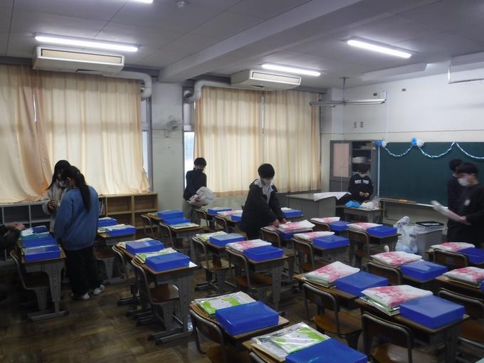 6年生@入学式準備