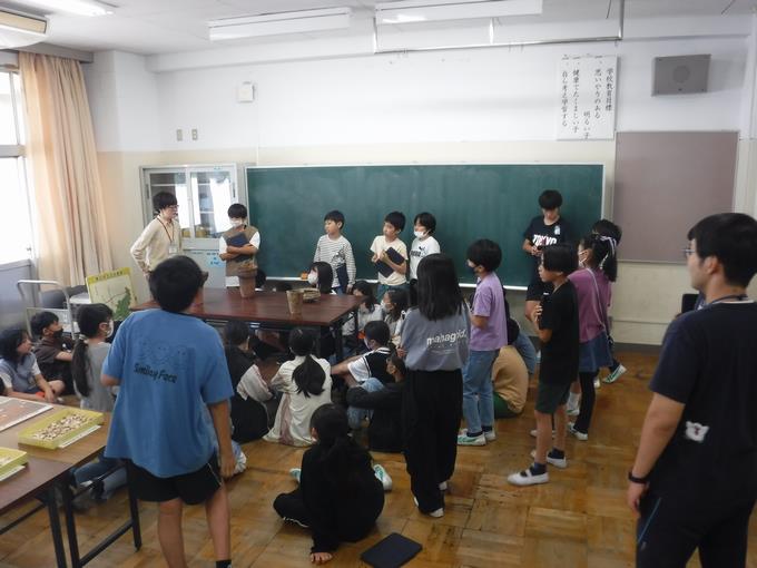 飛ノ台史跡公園博物館出前授業@6年生
