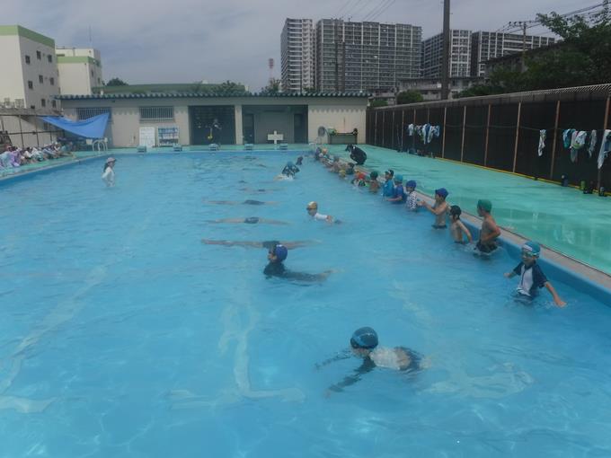 けのびの練習