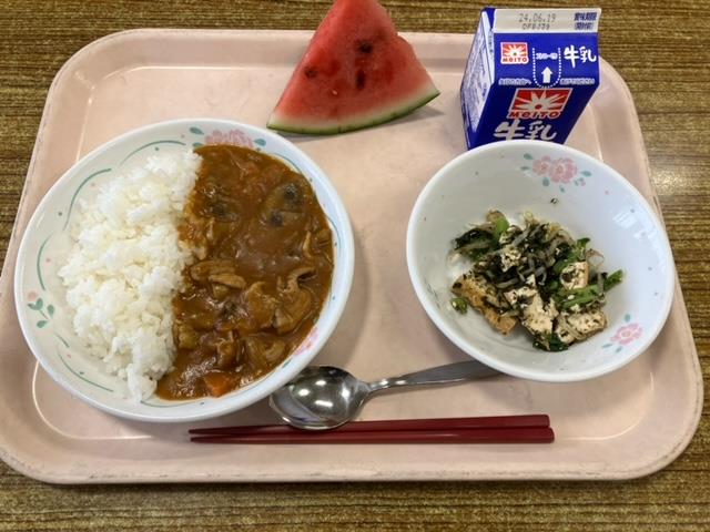 6月12日の給食