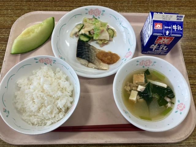 7月2日の給食