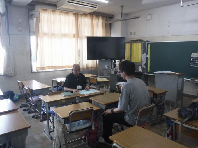 個人面談実施中