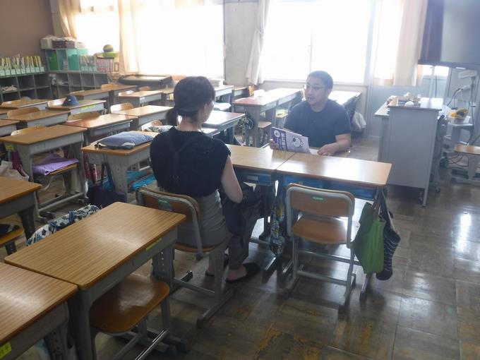 個人面談実施中