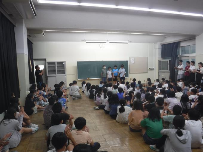 出発式を担当した実行委員