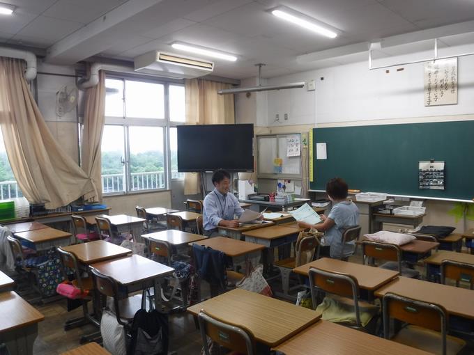 個人面談実施中