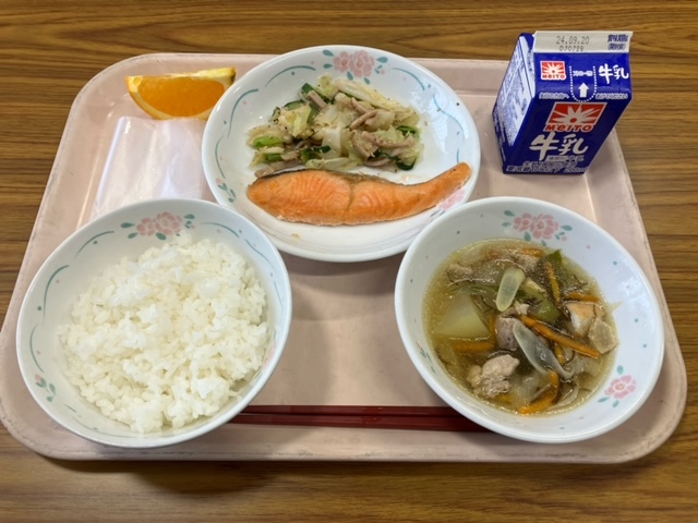 9月13日の給食