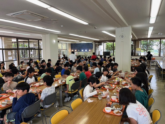 昼食@5年生
