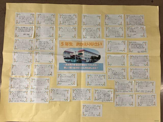 6年生から5年生へ