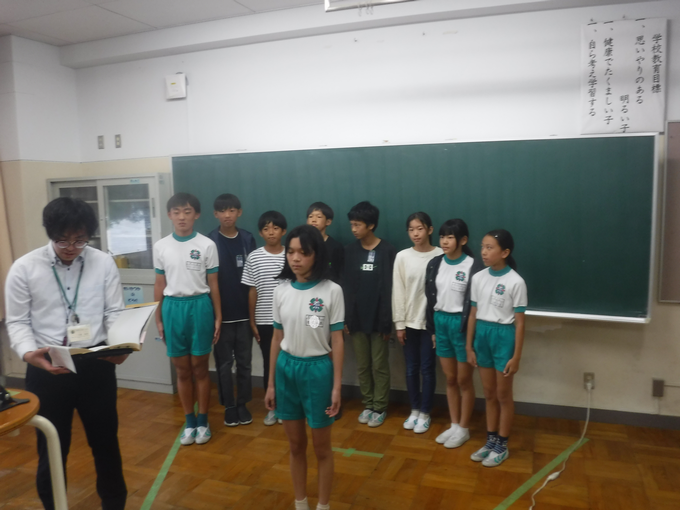 秋季市民陸上競技大会の表彰