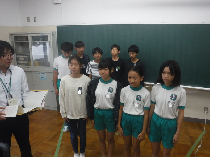 秋季市民陸上競技大会の表彰