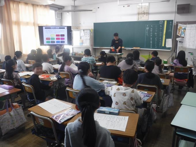 1校時の学習@3年生