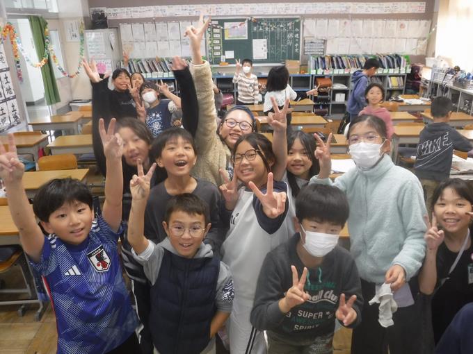 書写の片付け終了@4年生