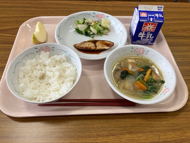 11月8日の給食