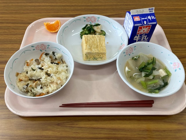 11月19日の給食