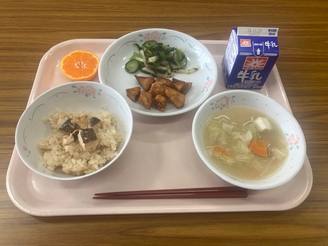 11月22日の給食