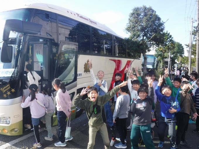 キッズ号で往復@4年生