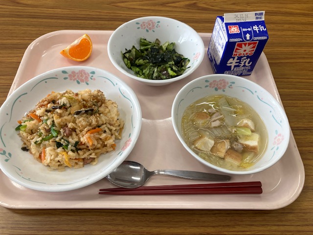 12月9日の給食