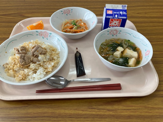 12月11日の給食