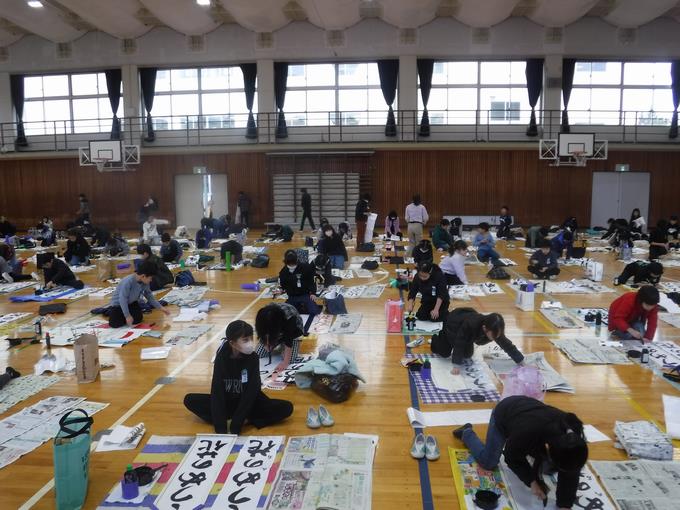 校内席書会@4年生