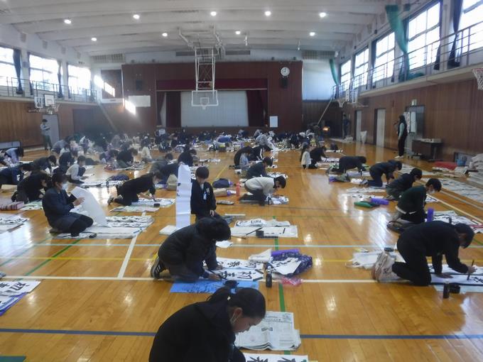 校内席書会@6年生