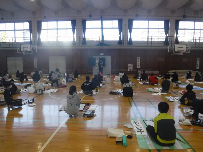 校内席書会@5年生