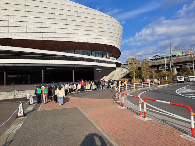 徒歩で船橋市中央消防署へ