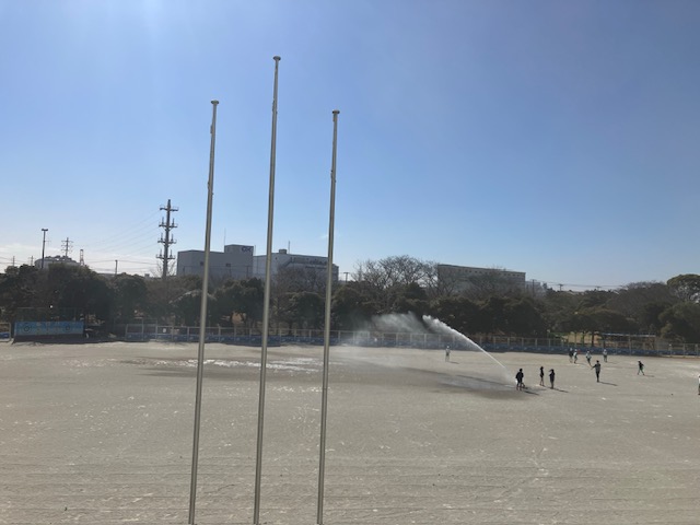 スプリンクラー発動