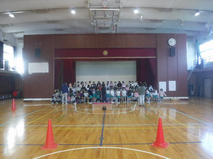 6年生を送る会リハーサル@1年生