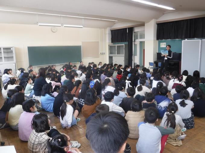 学年目標の発表@5年生