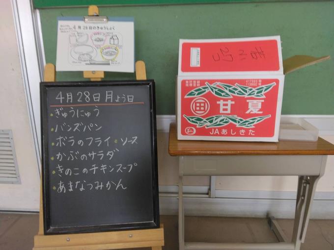 給食黒板