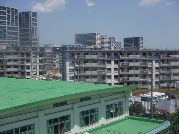 団地解体工事