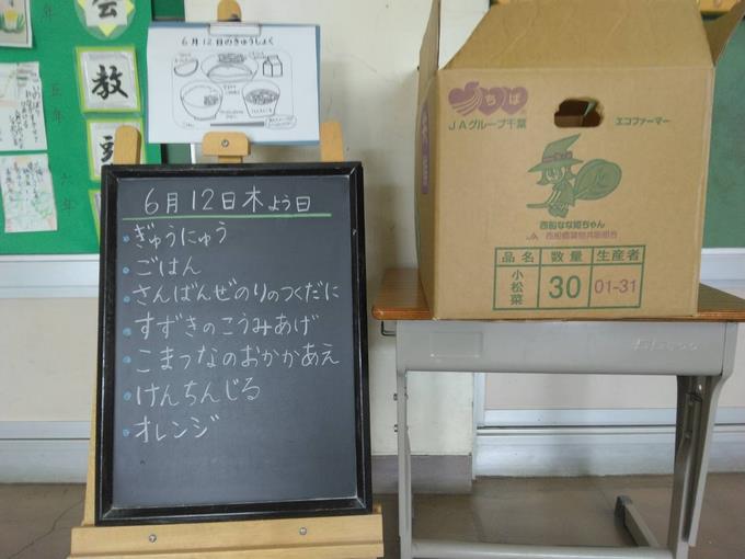 給食黒板