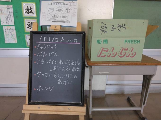 給食黒板