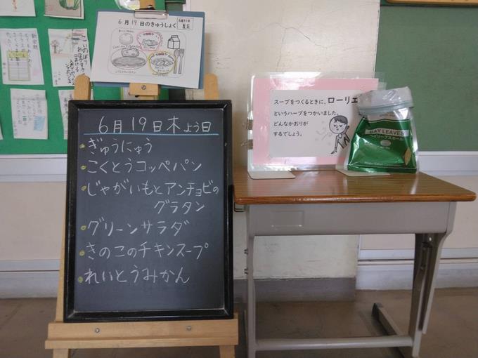 給食黒板
