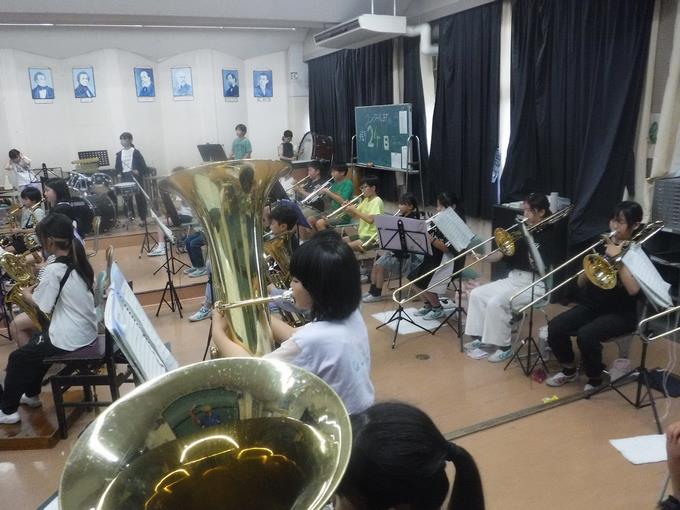 吹奏楽部の練習