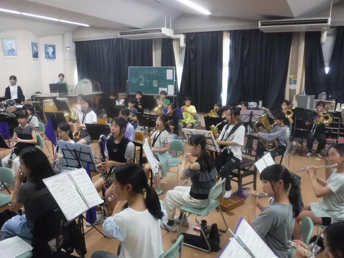 吹奏楽部の練習