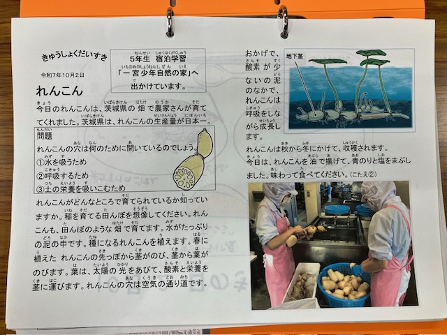 きゅうしょくだいすき