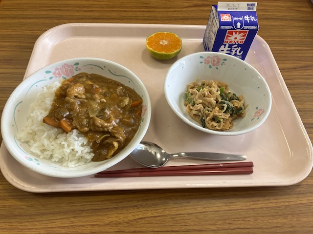 10月10日の給食
