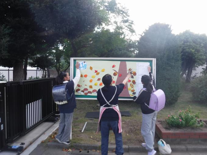 掲示委員会の作品