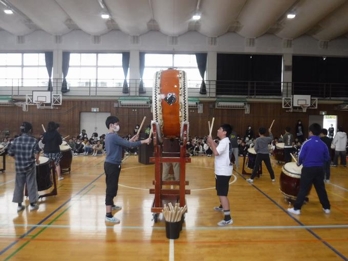 芸術鑑賞教室＠和太鼓