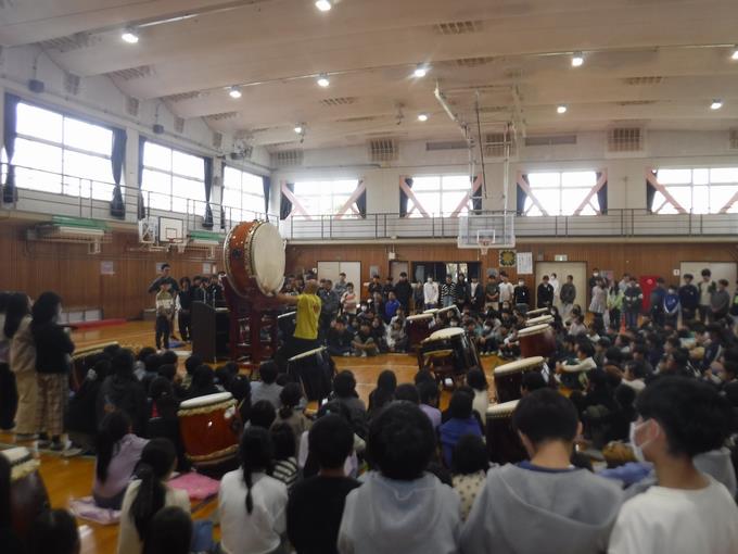 芸術鑑賞教室＠和太鼓