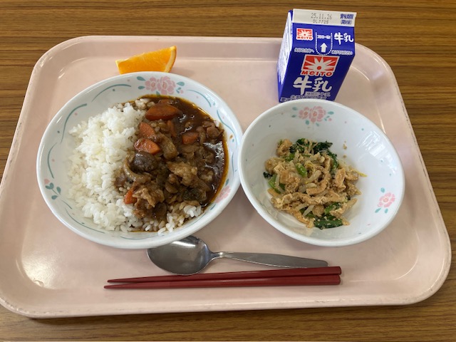 11月19日の給食