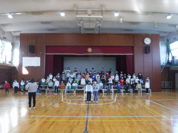 音楽発表会の練習＠2年生