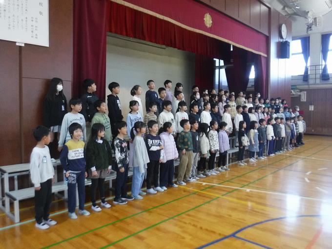 音楽発表会の練習＠3年生