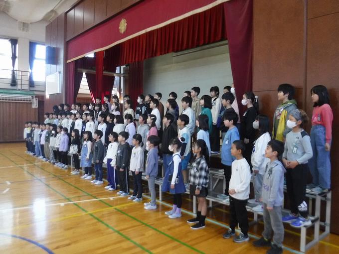 音楽発表会の練習＠3年生