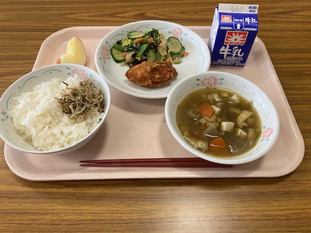 12月8日の給食