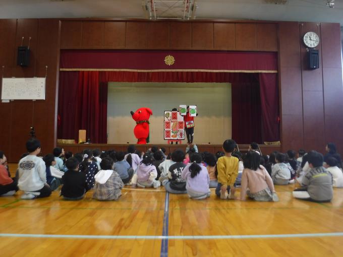 チーバくんと遊ぼう＠1年生